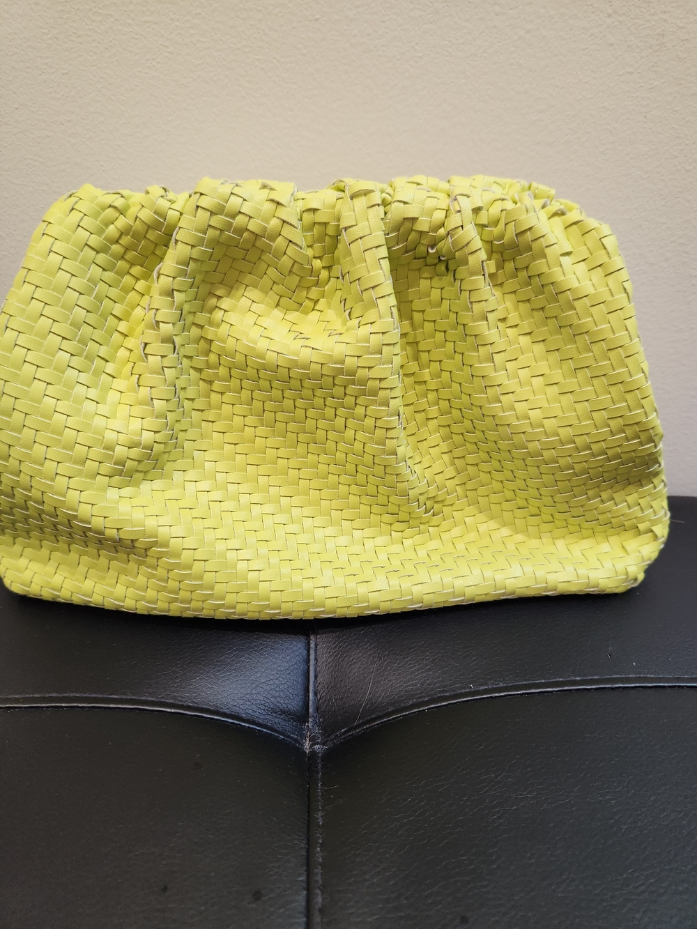 Anthropologie Chartruese Woven Clutch Bag - Women